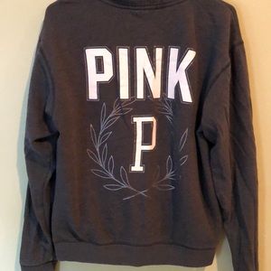 PINK Victoria's Secret Jackets & Coats - PINK comfy oversized pullover 1/4 zip PINK Victoria's Secret Jackets & Coats - PINK comfy oversized pullover 1/4 zip